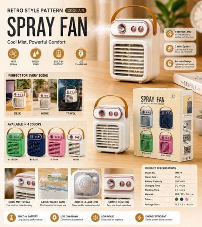 Spray fan