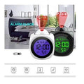 Led projector light clock