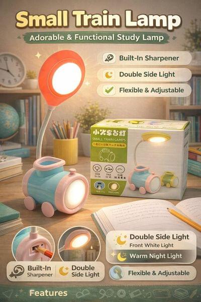 Train study table lamp