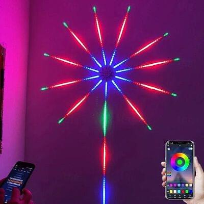 Wall  rgb smart light with phone connected