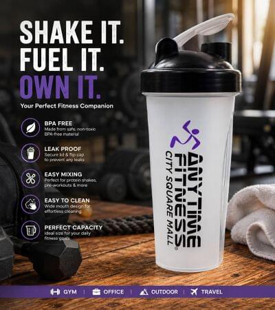Premium printed gym shaker