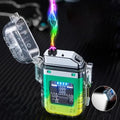Transparent lighter with torch