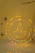 Double round pandant rgb diya
