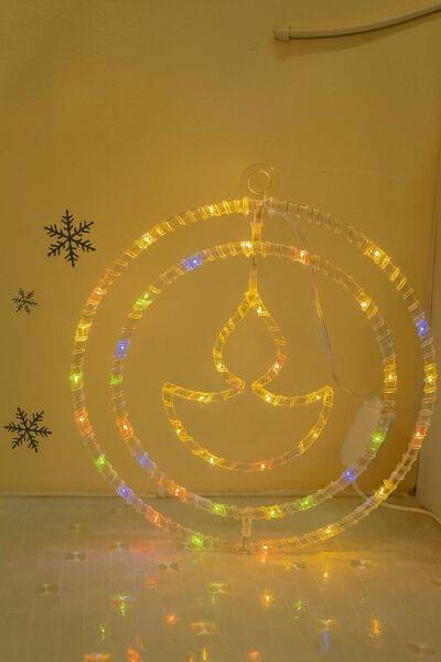 Double round pandant rgb diya