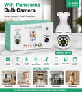 360° bulb holder Wi-Fi camera